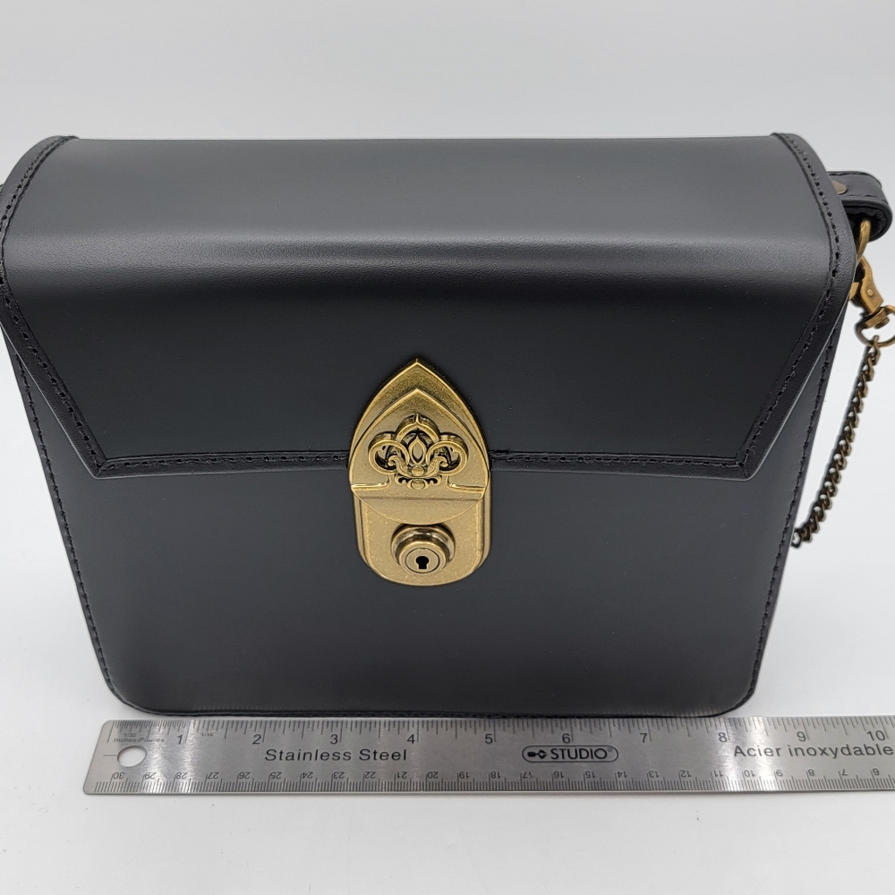 Beara Beara Bernadette Black Leather Handbag NEW #2935 - Picture 3 of 16